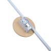 TK LIGHTING JAVA II WHITE WOOD 1440 KINKIET BIAŁY Z DREWNEM LED NOWOCZESNY