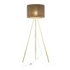 TK LIGHTING LAMPA UMBERTO BROWN GOLD LAMPA PODŁOGOWA 1