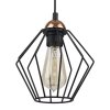 TK LIGHTING GALAXY BLACK 1642 LAMPA WISZĄCA DRUCIANA METALOWA CZARNA