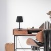TK LIGHTING MAJA BLACK 2936 LAMPKA NOCNA CZARNA Z CZARNYM ABAŻUREM