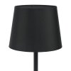 TK LIGHTING MAJA BLACK 2936 LAMPKA NOCNA CZARNA Z CZARNYM ABAŻUREM