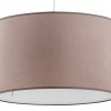 TK LIGHTING RONDO CAPPUCCINO 3466 LAMPA WISZĄCA Z BRĄZOWYM ABAŻUREM