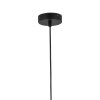 TK LIGHTING CHICAGO LINEN 3989 LAMPA SUFITOWA ŻYRANDOL CZARNY Z LNIANYMI ABAŻURAMI NATURAL EKO
