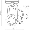 TK LIGHTING TRACER  CZARNY TL-002  1*GU 10* 50 W