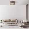 TK LIGHTING BILBAO BEIGE/GOLD 4404 LAMPA SUFITOWA PLAFON BEŻOWO ZŁOTY ABAŻUR 4404