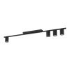 TK LIGHTING LOGAN BLACK LAMPA SUFITOWA 4 PŁ