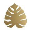 TK LIGHTING MONSTERA GOLD 4665 KINKIET LIŚĆ DEKORACYJNY ZŁOTY
