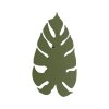 TK LIGHTING MONSTERA GREEN 4668 KINKIET ZIELONY LIŚĆ DEKORACYJJNY