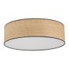 TK LIGHTING LIBERIA 4729 LAMPA SUFITOWA PLAFON Z ABAŻUREM NATURALNYM RAFIA 60CM