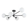 TK LIGHTING SARIUS BLACK 4734 LAMPA SUFITOWA CZARNA BIAŁE KULE SZKLANE MLECZNE