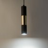 TK LIGHTING VIVIEN BLACK/GOLD 4756 LAMPA WISZĄCA CZARNO ZŁOTA TUBA NAD STÓŁ