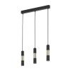 TK LIGHTING VIVIEN BLACK/GOLD 4757 LAMPA WISZĄCA CZARNO ZŁOTE TUBY NAD STÓŁ