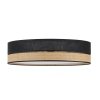 TK LIGHTING 4763 PAGLIA NEW BLACK LAMPA SUFITOWA PLAFON 45CM CZARNY NATURAL RATTAN