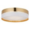 TK LIGHTING HILTON WHITE/GOLD 4773 LAMPA SUFITOWA PLAFON BIAŁO ZŁOTY ABAŻUR DUŻY 60CM