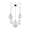 TK LIGHTING LAMPA ESME WHITE LAMPA WISZĄCA 5 PAJĄK