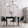 TK LIGHTING FAIRY BLACK 4856 LAMPA SUFITOWA PLAFON CZARNY Z BIAŁYMI KULAMI KULE