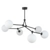 TK LIGHTING FAIRY BLACK 4856 LAMPA SUFITOWA PLAFON CZARNY Z BIAŁYMI KULAMI KULE