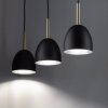 TK LIGHTING NORD BLACK 4871 LAMPA WISZĄCA CZARNA NAD STÓŁ METALOWA ZE ZŁOTYM