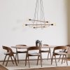 TK LIGHTING HELIX WOOD ORZECH LAMPA WISZĄCA 6 PŁ