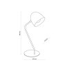 TK LIGHTING SOHO BLACK 5036 LAMPKA NOCNA CZARNA STOŁOWA METALOWA