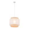 TK LIGHTING BOHO NEW WHITE 5653 LAMPA WISZĄCA BIAŁA RAFI NATURALNA EKO