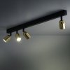 TK LIGHTING TOP GOLD 6314 LAMPA SUFITOWA PLAFON SPOT CZARNO ZŁOTY REFLEKTORKI