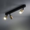 TK LIGHTING TOP GOLD 6315 LAMPA SUFITOWA PLAFON SPOT CZARNO ZŁOTY