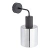 TK LIGHTING SIERRA BLACK 6652 KINKIET CZARNY KLOSZ GRAFITOWY