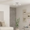 LAMPA SUFITOWA PLAFON LED BIAŁY REGULOWANY RELFLEKTOR NOWOCZESNA DO SALONU KUCHNI SYPIALNI LIGHT PRESTIGE PARMA LP-0612/3C Round WH