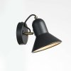 KINKIET CZARNY Z WŁĄCZNIKIEM NOWOCZESNY METALOWY DO SYPIALNI SALONU LIGHT PRESTIGE ASTAMA LP-1122/1W BK