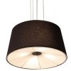 LAMPA WISZĄCA CZARNY ABAŻUR NOWOCZESNA DO SALONU SYPIALNI NAD STÓŁ LIGHT PRESTIGE BALI  LP-1322/1P BK
