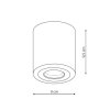 OPRAWA NATYNKOWA TUBA IP65 HERMETYCZNA DO ŁAZIENKI SPOT CHROM LIGHT PRESTIGE FARO  LP-1464/1SM XL CH