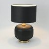LIGHT PRESTIGE TAMIZA LAMPA STOŁOWA LAMPKA NOCNA CZARNO ZŁOTA DO SYPIALNI NA KOMODĘ DO SALONU