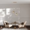 LAMPA WISZĄCA WAŻKA MOTYL ZŁOTA DESINGERSKA  	LP-1715/1P color