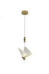 LIGHT PRESTIGE MARIPOSA LP-1715/1P LAMPA WISĄCA ZŁOTA LED MOTYL WAŻKA DESINGERSKA DEKORACYJNA