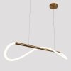 LIGHT PRESTIGE MELECA LAMPA WISZĄCA ZŁOTA DEKORACYJNA LED NAD STÓŁ LP-2345/1P S GD 