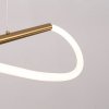 LIGHT PRESTIGE MELECA LAMPA WISZĄCA ZŁOTA DEKORACYJNA LED NAD STÓŁ LP-2345/1P S GD 