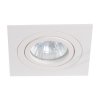OCZKO HALOGENOWE OPRAWKA WPUSZCZANA KWADRATOWA BIAŁA LIGHT PRESTIGE METIS  LP-2780/1RS WH