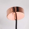 LAMPA WISZĄCA KULA MIEDZIANA 30CM SZKLANA LIGHT PRESTIGE PALLA LP-2844/1P MI