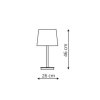 LAMPKA NOCNA STOŁOWA CZARNA Z ABAŻUREM KLASYCZNA DO SYPIALNI LIGHT PRESTIGE MARBELLA  LP-332/1T BK