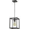 LAMPA WISZĄCA CZARNA INDUSTRIALNA LOFT LIGHT PRESTIGE NAPOLI  LP-4146/1P-BL