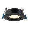 OPRAWKA HALOGENOWA WPUSZCZANA OCZKO OKRĄGŁE HERMETYCZNE RUCHOME REGULOWANE CZARNE DO ŁAZIENKI LIGHT PRESTIGE LAGOS IP65 LP-4425/1RM BK