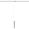 LAMPA WISZĄCA BIAŁA TUBA DO SZYNOPRZEDOWU LIGHT PRESTIGE SNOW LP-731/1P 1F WH