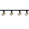 GOTOWY ZESTAW CZARNY SZYNOPRZEWÓD REFLEKTORKI ZŁOTE LIGHT PRESTIGE SNOW LP-737 GD SET