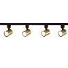 GOTOWY ZESTAW CZARNY SZYNOPRZEWÓD REFLEKTORKI ZŁOTE LIGHT PRESTIGE SNOW LP-737 GD SET