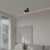 Reflektor Boston 1xGU10 czarno/złoty LP-741/1W BK/GD