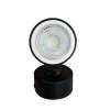 KINKIET SPOT REFLEKTOR CZARNO ZŁOTY ZE ZŁOTYM PIERŚCIENIEM LIGHT PRESTIGE ANILLO  LP-770/1W BK