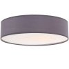 PLAFON SZARY ABAŻUR 40CM DO SALONU SYPIALNI LIGHT PRESTIGE ALTO  LP-81008/3C GRY