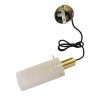 LAMPA WISZĄCA BIAŁO ZŁOTA METALOWA NAD STÓŁ BAR WYSPĘ LIGHT PRESTIGE TIRANA  LP-945/1P WH