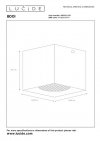 LAMPA SUFITOWA PLAFON SPOT OPRAWA ARCHITEKTONICZNA LUCIDE BODI 09101/01/31